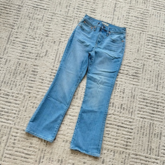 Madewell Cali Demi-Boot Jeans in Barnard Wash - Light Wash - Picture 12 of 12